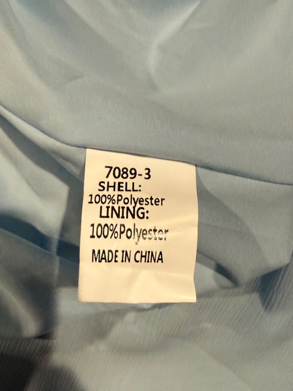 Light Blue Tie-Front Mini Dress with Smocked Waist - Picture 6 of 6